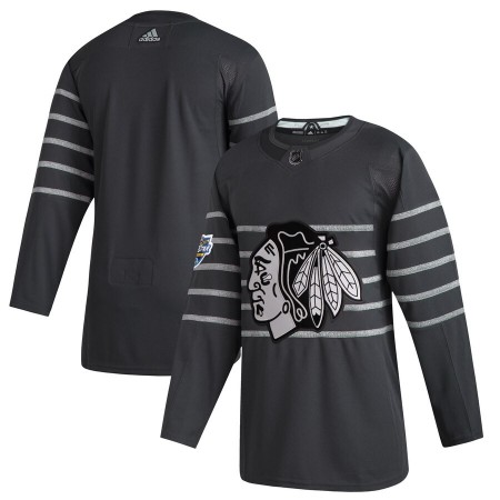 Chicago Blackhawks Dresy Blank Šedá Adidas 2020 NHL All-Star Authentic - Pánské Chicago Blackhawks Dresy Blank Šedá Adidas 2020 NHL All-Star Authentic - Pánské